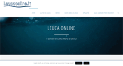 Desktop Screenshot of leucaonline.it